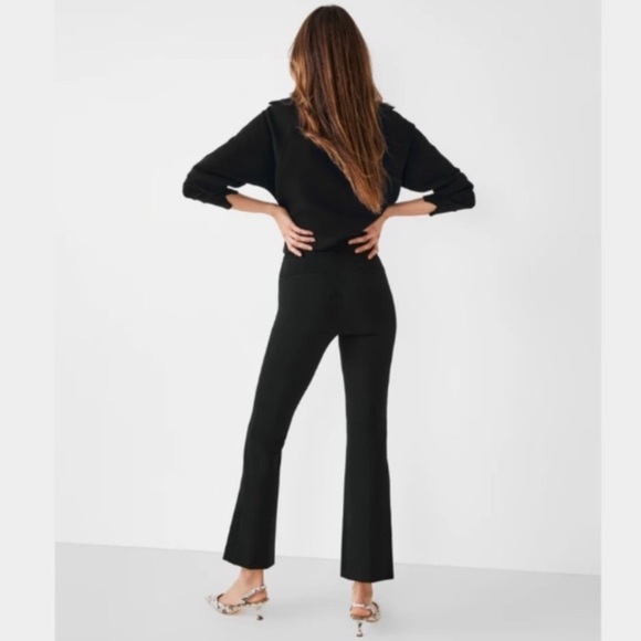 Spanx Super Smooth Perfect Fit Ponte Kick Flare Size Small Black - Picture 5 of 17